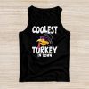 Coolest Turkey In The Flock Toddler Boys Thanksgiving Kids Tank Top