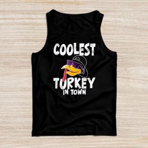 Thanksgiving Family Shirts Coolest Turkey In The Flock Special Gift Tank Top