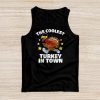 Coolest Turkey In The Flock Toddler Boys Thanksgiving Kids Tank Top