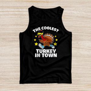 Thanksgiving Family Shirts Coolest Turkey In The Flock Special Gift Tank Top