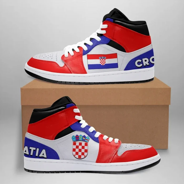 Croatia High Sneakers Air Jordan 1 - Basic Style JD1 Shoes