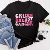 Crush Breast Cancer Pink Bling High Heels Ribbon T-Shirt