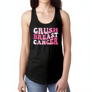 Crush Breast Cancer Pink Bling High Heels Ribbon Tank Top 1