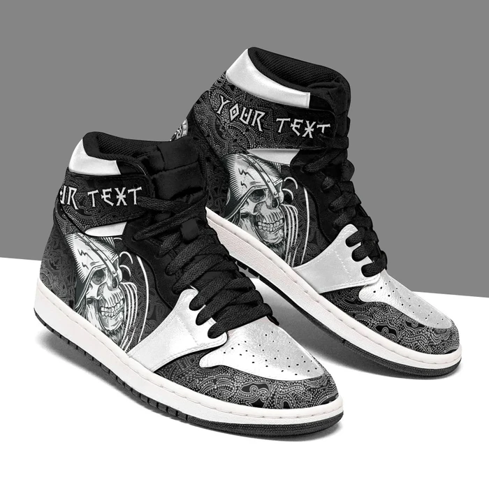 Custom Viking Skull High Top Shoe Air Jordan 1 JD1 Shoes
