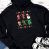 Dabbing Santa Friends Xmas Gifts Kids Girls Boys Christmas Hoodie