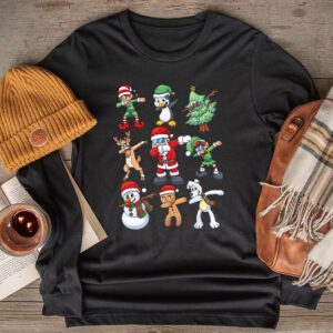 Funny Christmas Shirts Dabbing Santa Friends Xmas Gifts Special Longsleeve Tee