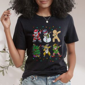 Dabbing Santa Friends Xmas Gifts Kids Girls Boys Christmas T Shirt 1 3