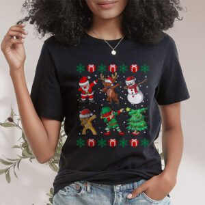 Dabbing Santa Friends Xmas Gifts Kids Girls Boys Christmas T Shirt 1 4