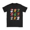 Dabbing Santa Friends Xmas Gifts Kids Girls Boys Christmas T-Shirt