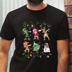 Dabbing Santa Friends Xmas Gifts Kids Girls Boys Christmas T Shirt 2 2