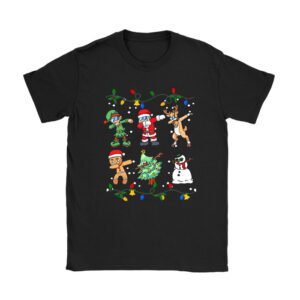 Dabbing Santa Friends Xmas Gifts Kids Girls Boys Christmas T-Shirt