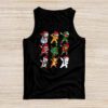 Dabbing Santa Friends Xmas Gifts Kids Girls Boys Christmas Tank Top