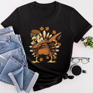 Thanksgiving Shirts Funny Dabbing Turkey Thanksgiving Day Cute T-Shirt