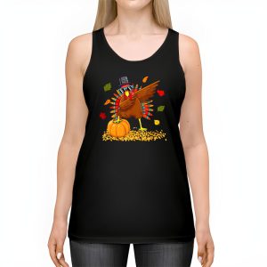 Dabbing Turkey Thanksgiving Day Pilgrim Boys Girls Funny Dab Tank Top 2 2