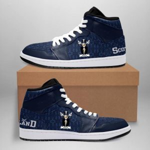 Dalzell Family Crest High Sneakers Air Jordan 1 Scottish Home JD1 Shoes