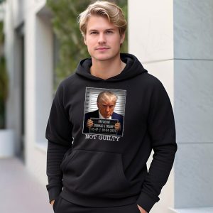 Donald Trump Police Mugshot Photo Not Guilty 45 47 President Hoodie 3