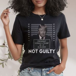 Donald Trump Police Mugshot Photo Not Guilty 45 47 President T Shirt 2 3