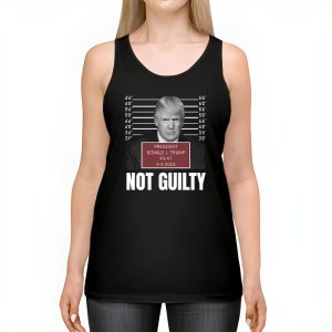 Donald Trump Police Mugshot Photo Not Guilty 45 47 President Tank Top 2 1