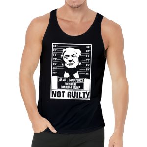 Donald Trump Police Mugshot Photo Not Guilty 45 47 President Tank Top 3 2