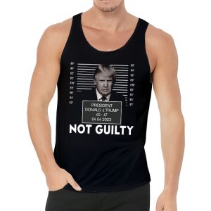 Donald Trump Police Mugshot Photo Not Guilty 45 47 President Tank Top 3 3