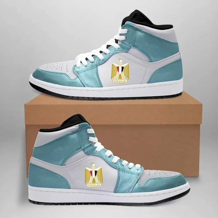 Egypt High Sneakers Air Jordan 1 - Turbo Green JD1 Shoes