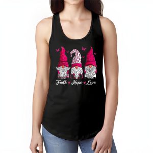 Faith Hope Love Pink Ribbon Gnome Breast Cancer Awareness Tank Top 1 2