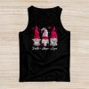 Faith Hope Love Pink Ribbon Gnome Breast Cancer Awareness Tank Top