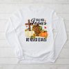 Fall For Jesus He Never Leaves Pumpkin Autumn Thanksgiving Longsleeve Tee