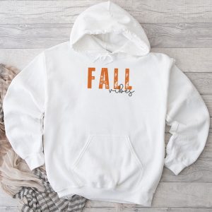 Fall Vibes Retro Leopard Circle Pumpkin Thanksgiving Costume Hoodie