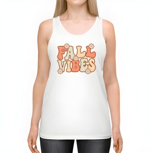 Fall Vibes Retro Leopard Circle Pumpkin Thanksgiving Costume Tank Top 2 4