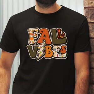 Fall Vibes Vintage Groovy Fall Season Retro Leopard Autumn T Shirt 2 1