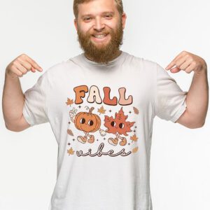 Fall Vibes Vintage Groovy Fall Season Retro Leopard Autumn T Shirt 2 3