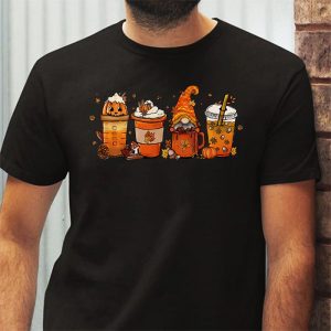 Fall coffee pumpkin spice latte iced warm cozy autumn orange T Shirt 3 2