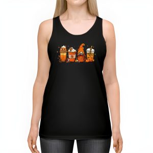 Fall coffee pumpkin spice latte iced warm cozy autumn orange Tank Top 2 2