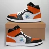 Federated States of Micronesia High Sneakers Air Jordan 1 - Satin Shattered Backboard - Orange JD1 Shoes