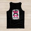 Fighter Messy Bun Breast Cancer Awareness Pink Warrior Tank Top