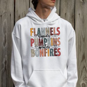 Flannels Hayrides Pumpkins Vintage Sweaters Bonfires Autumn Hoodie 2 1