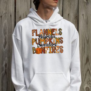 Flannels Hayrides Pumpkins Vintage Sweaters Bonfires Autumn Hoodie 2 4