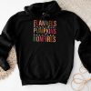 Flannels Hayrides Pumpkins Vintage Sweaters Bonfires Autumn Hoodie