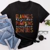 Flannels Hayrides Pumpkins Vintage Sweaters Bonfires Autumn T-Shirt