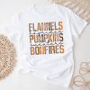 Flannels Hayrides Pumpkins Vintage Sweaters Bonfires Autumn T-Shirt