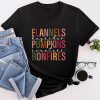 Flannels Hayrides Pumpkins Vintage Sweaters Bonfires Autumn T-Shirt