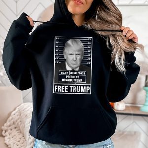 Free Donald Trump Mugshot Hoodie 2