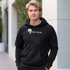 Free Donald Trump Mugshot Hoodie 3 1