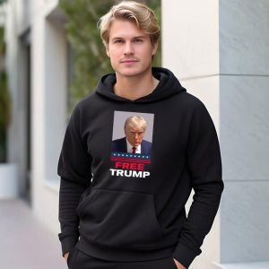 Free Donald Trump Mugshot Hoodie 3 3