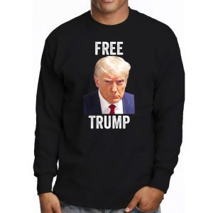 Free Donald Trump Mugshot Longsleeve Tee 3 2