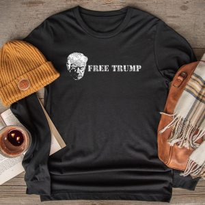 Free Donald Trump Mugshot Longsleeve Tee