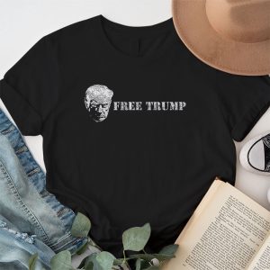 Free Donald Trump Mugshot T Shirt 1 1