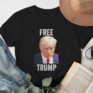 Free Donald Trump Mugshot T Shirt 1 2