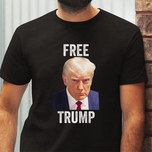 Free Donald Trump Mugshot T Shirt 3 2